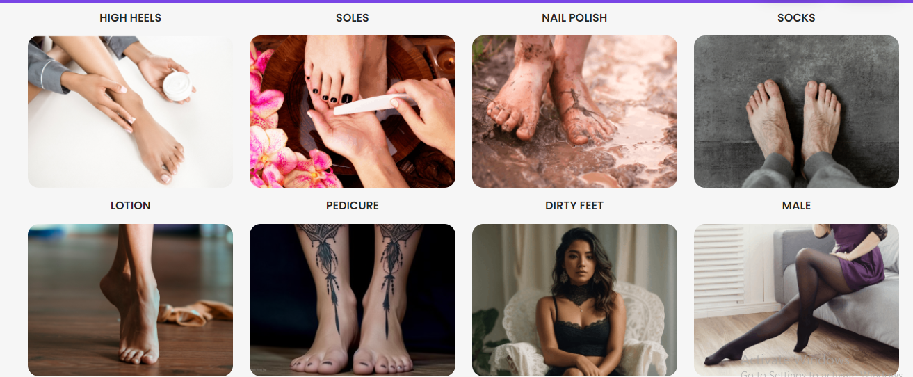 Buy and sell feet pictures on Feetfinder