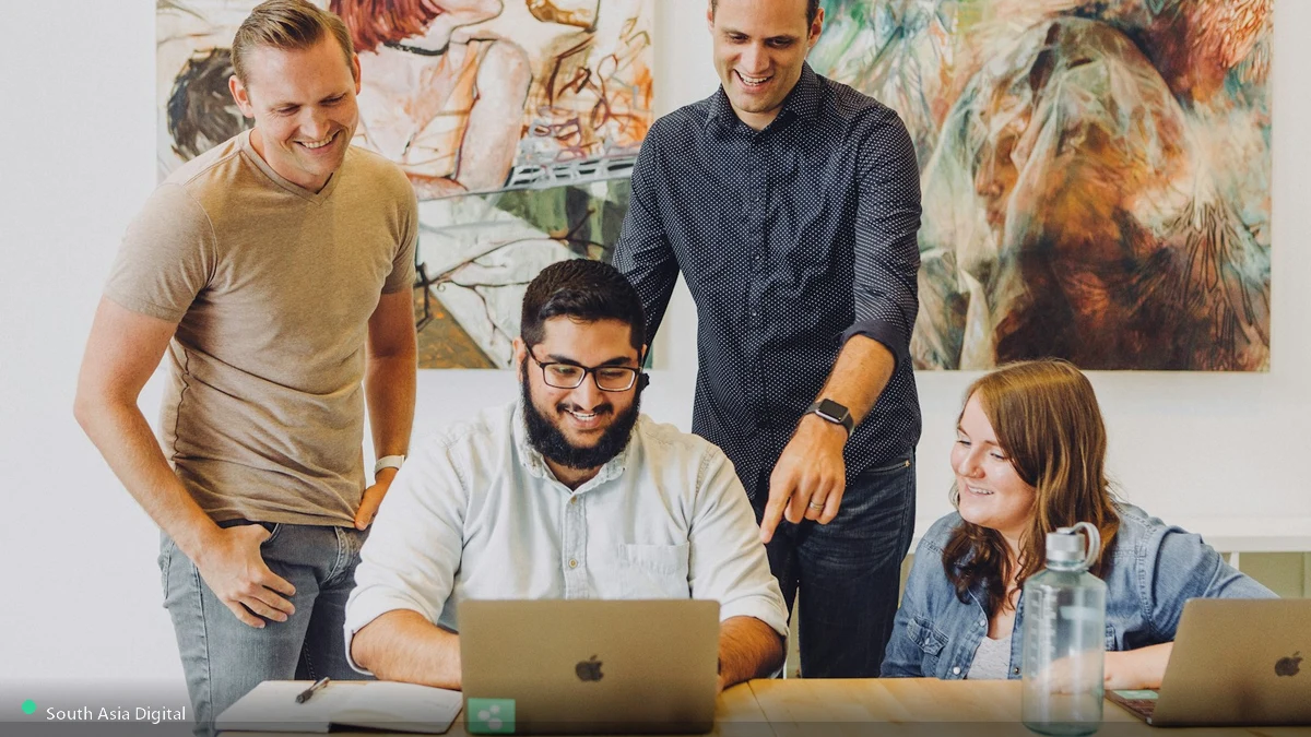Creative agency team collaborating on a campaign, representative of Sydney digital creative agencies