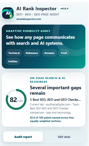 free seo aeo geo extension