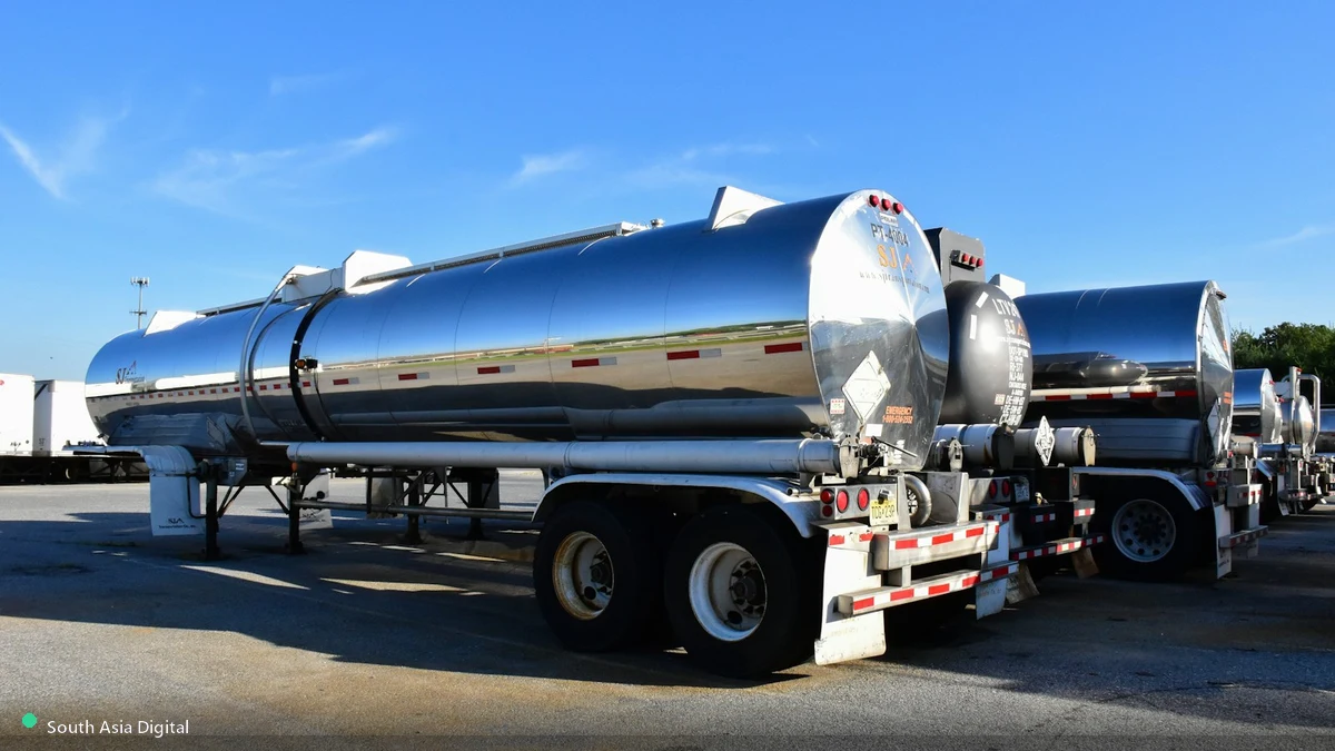Water tanker truck, representing the water tanker supply websites we build in Riyadh