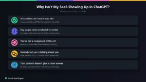 5 reasons your SaaS isn't showing up in ChatGPT answers, diagnostic checklist