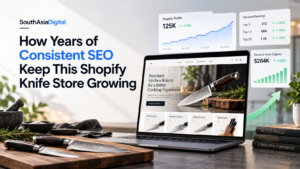 How Years of Consistent SEO Keep This Shopify Knife Store Growing
