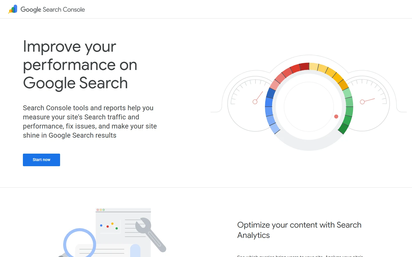 Google Search Console Google Search Console's official marketing page describing how the free tool monitors, maintains, and troubleshoots a site's presence in Google Search results